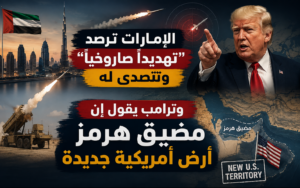 الإمارات تتصدى لتهديد صاروخي وترامب يتحدث عن مضيق هرمز