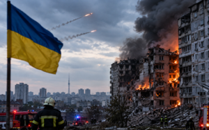 Russia launches major missile and drone attack on Kyiv