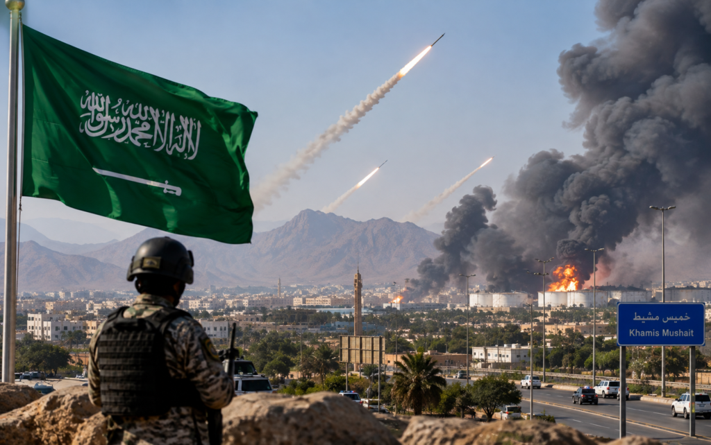 Saudi Arabia raises alert in Khamis Mushait after Houthi attacks