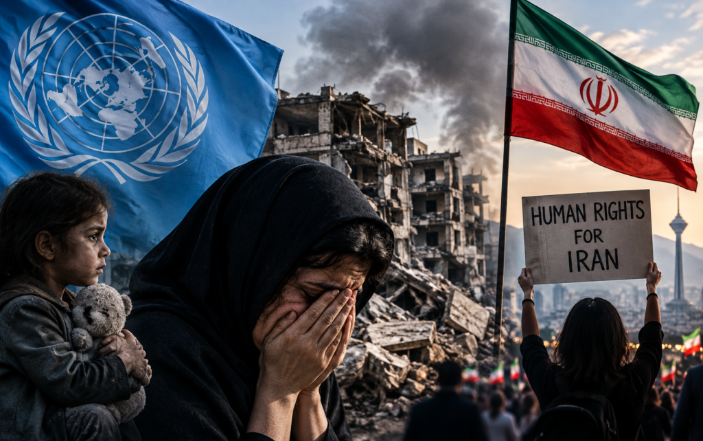UN raises war-crimes concerns over U.S. strikes in Iran and alleged abuses by Iranian authorities