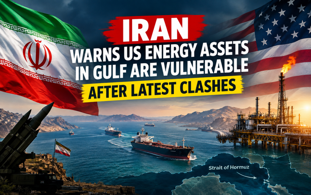 Iran warns US energy assets in Gulf are vulnerable after latest clashes