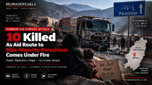 Kurram Shia aid convoy attack near Parachinar on January 16, 2025