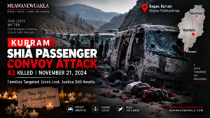 Kurram Shia passenger convoy attack that killed 43 people on November 21, 2024