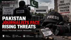Pakistani journalists facing rising threats and pressure on press freedom in 2026